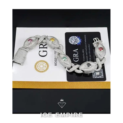 Iced Out Gold Plated Moissanite Cuban Chain