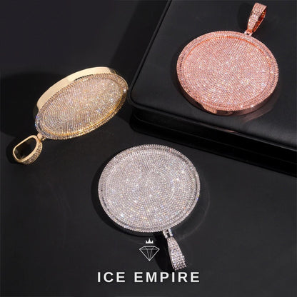 Iced Out Baguette Rose Gold Plated Cuban Chain