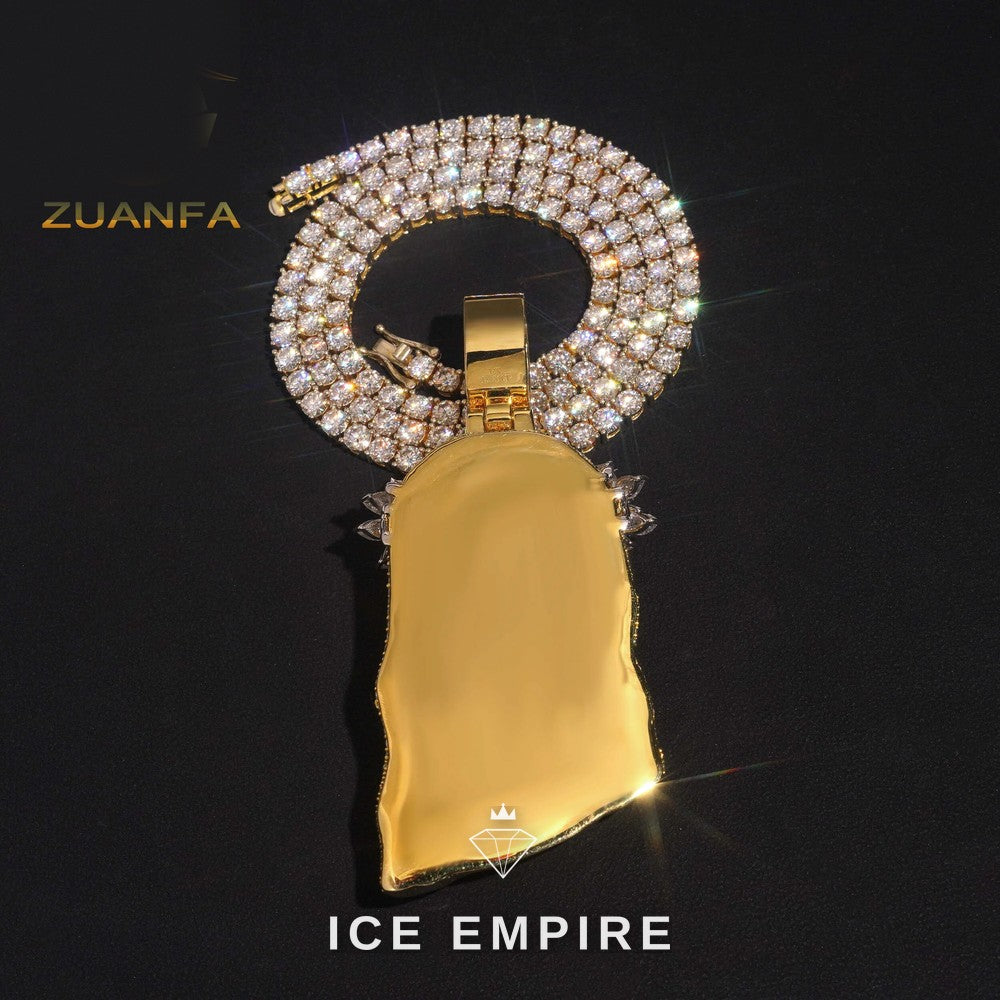 Iced Out Gold Plated Pendant