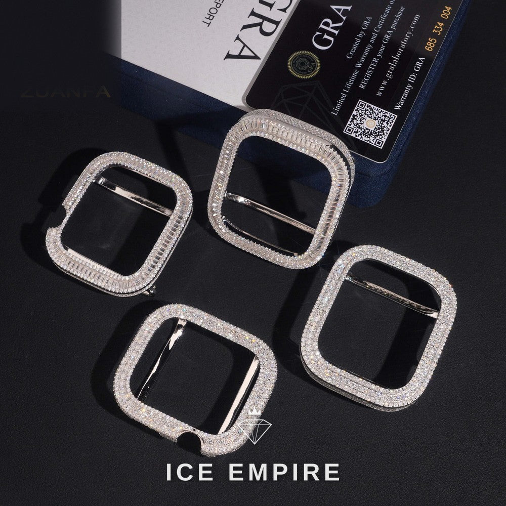 Iced Out 925 Silver Watch