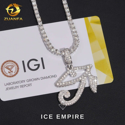 Iced Out Gold Plated Lab Grown Diamond Pendant