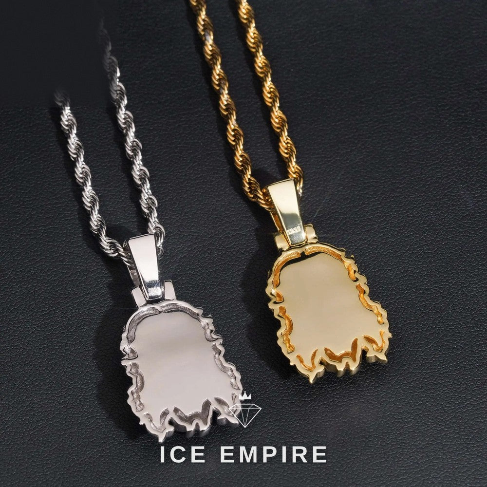 Iced Out 925 Silver Moissanite Pendant
