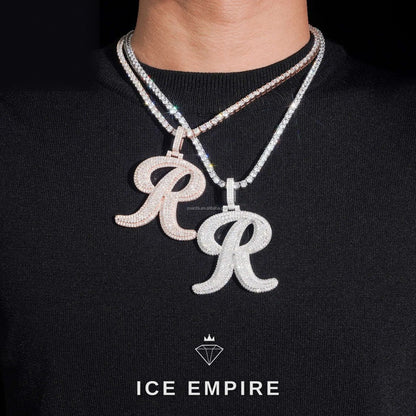 Iced Out 925 Silver Moissanite Pendant