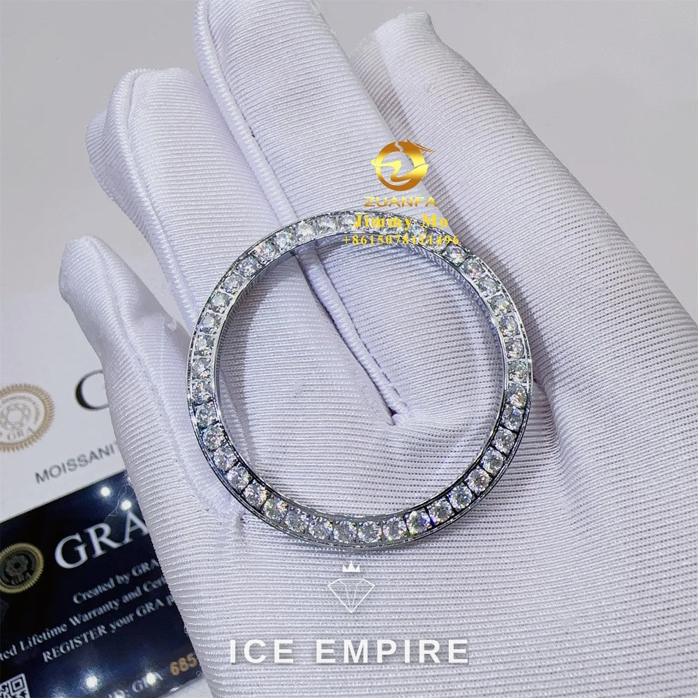 Iced Out 925 Silver Moissanite Watch