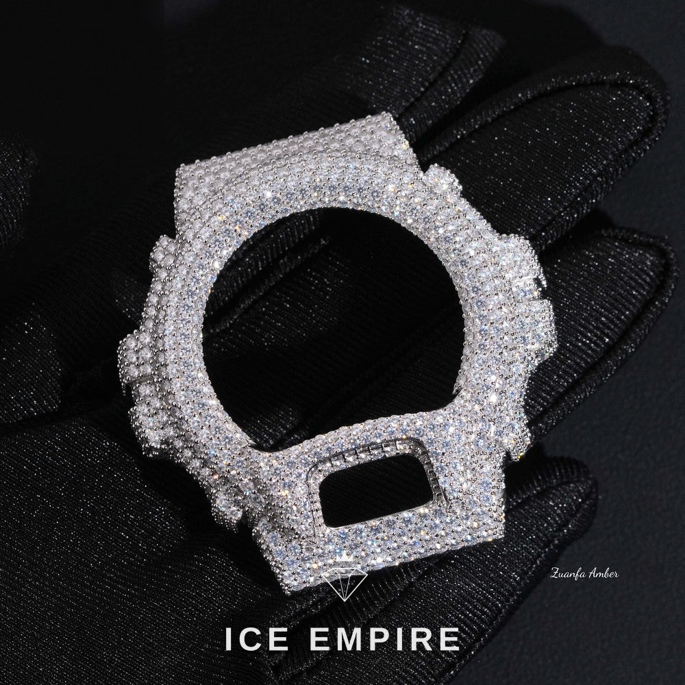 Iced Out 925 Silver Moissanite Watch