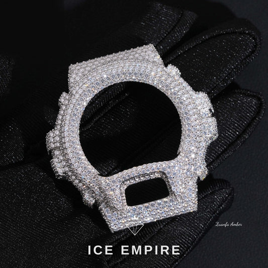 Iced Out 925 Silver Moissanite Watch