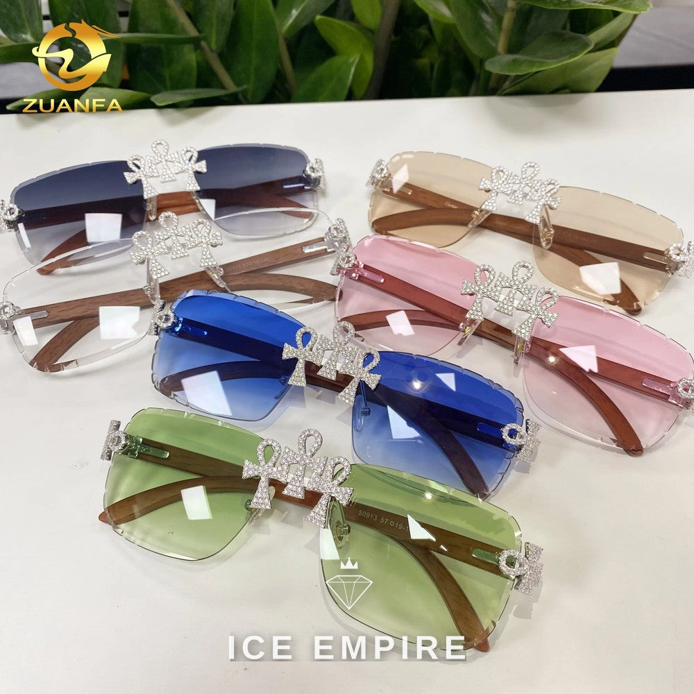 Iced Out 925 Silver Glasses