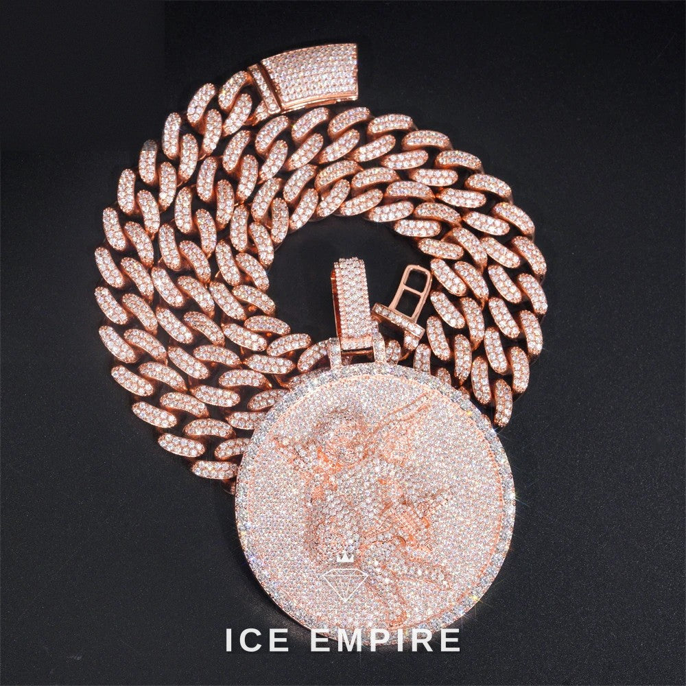 Iced Out Gold Plated Pendant