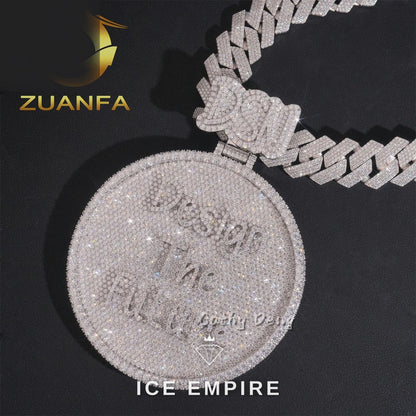 Iced Out Baguette Rose Gold Plated Cuban Chain