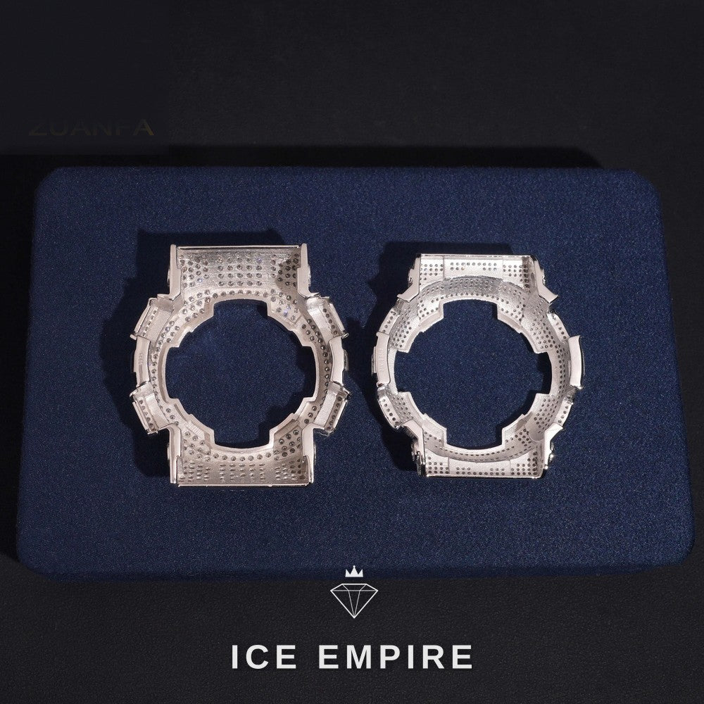 Iced Out 925 Silver Moissanite Watch