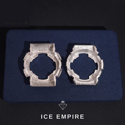 Iced Out 925 Silver Moissanite Watch