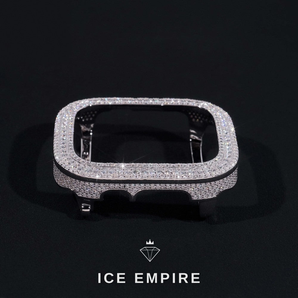 Iced Out 925 Silver Moissanite Watch
