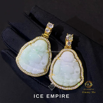 Iced Out 925 Silver Moissanite Pendant