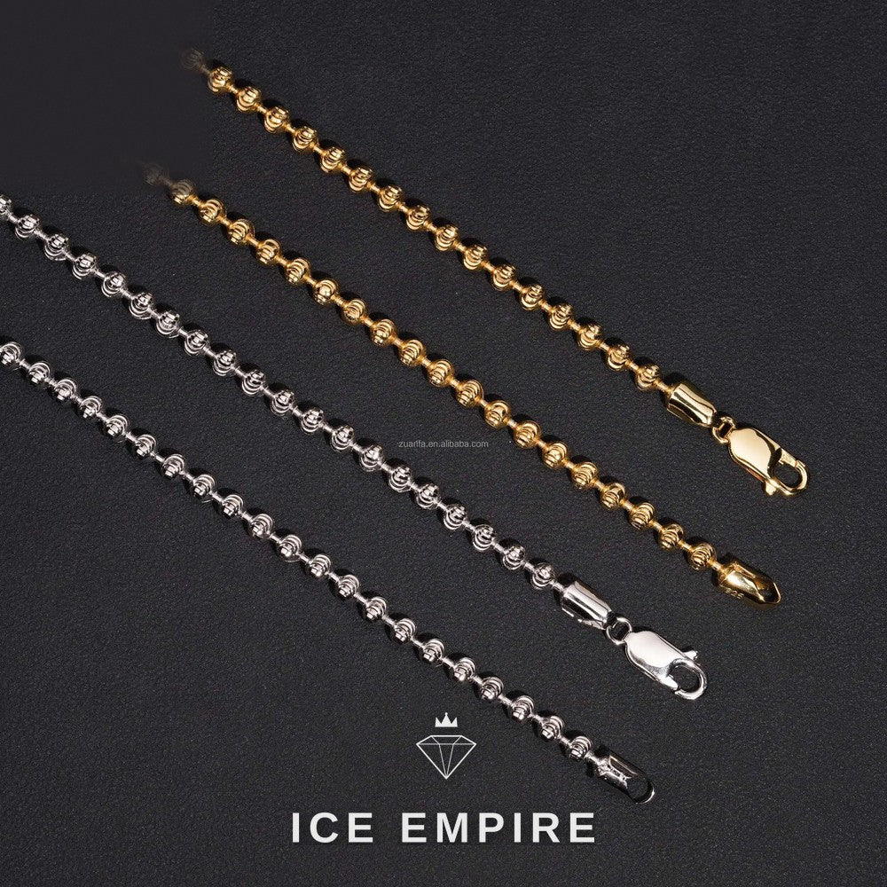 Iced Out Gold Plated Cuban Chain