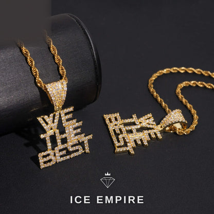 Iced Out Gold Plated Pendant