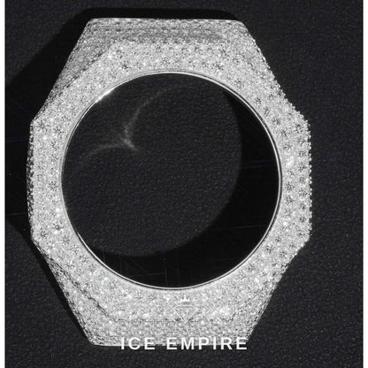 Iced Out 925 Silver Moissanite Watch