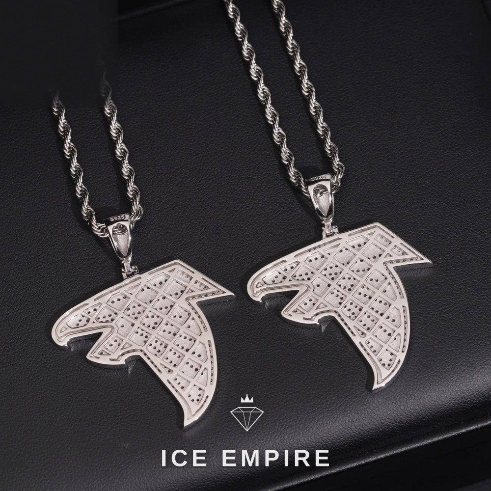 Iced Out Gold Plated Moissanite Pendant