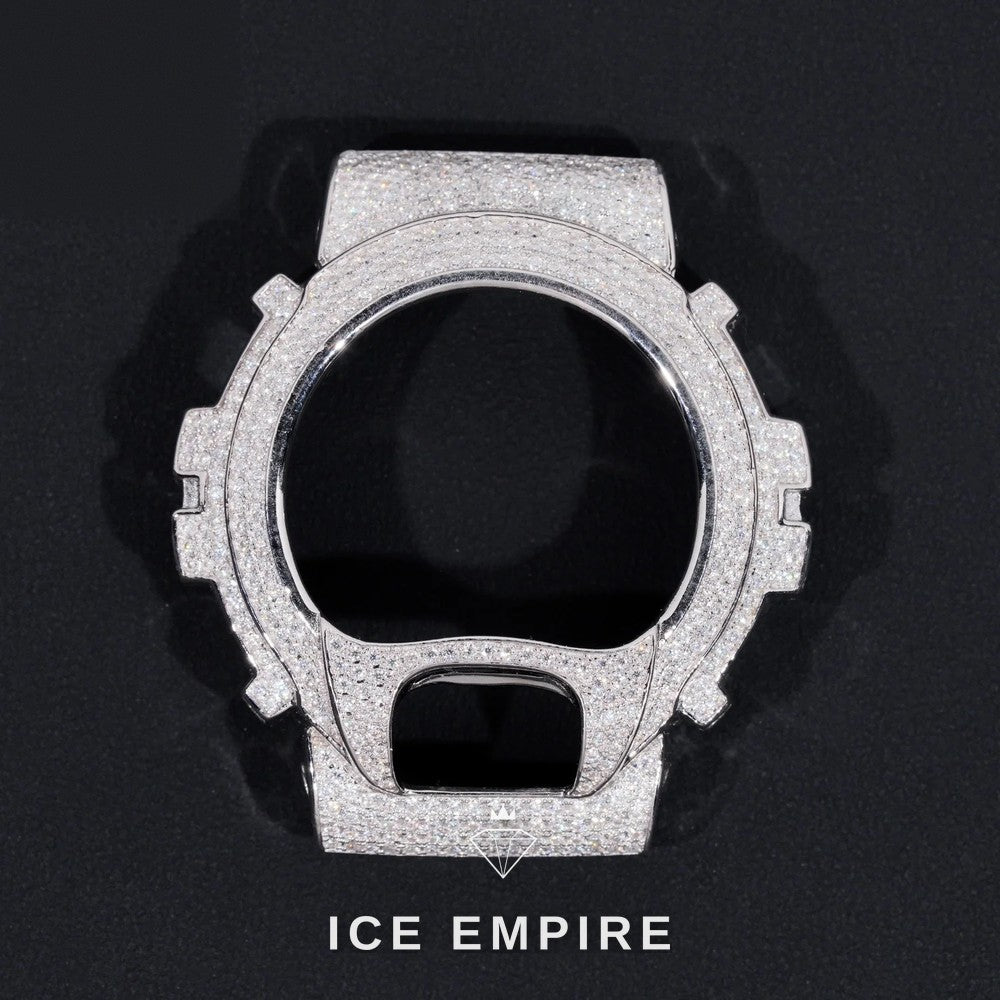 Iced Out 925 Silver Moissanite Watch