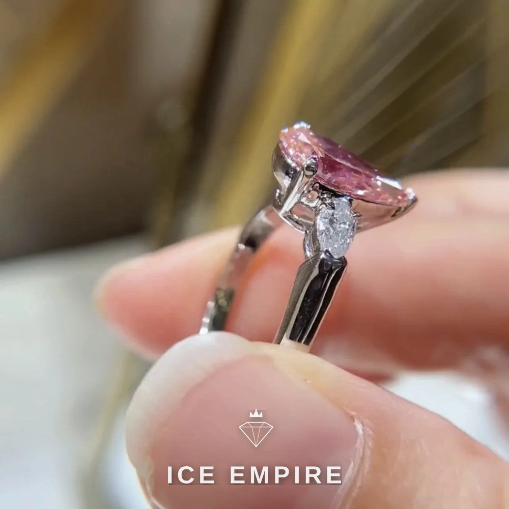 Iced Out 10K Gold Lab Grown Diamond Pendant
