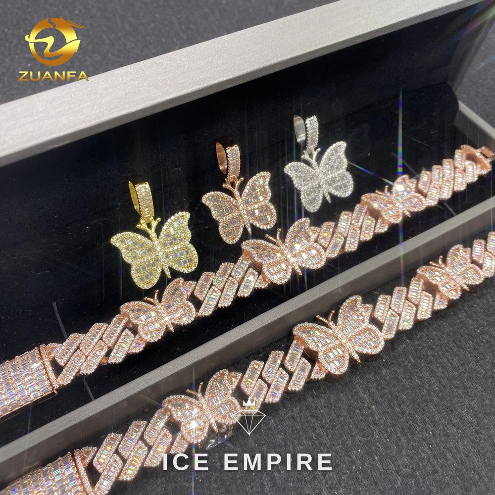 Iced Out Rose Gold Bracelet