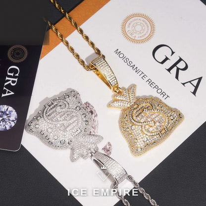 Iced Out 925 Silver Rope Chain