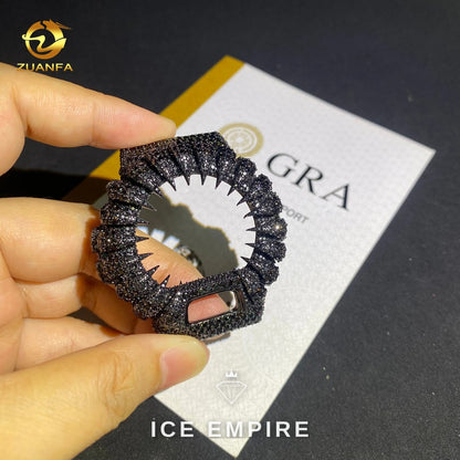 Iced Out 925 Silver Moissanite Watch