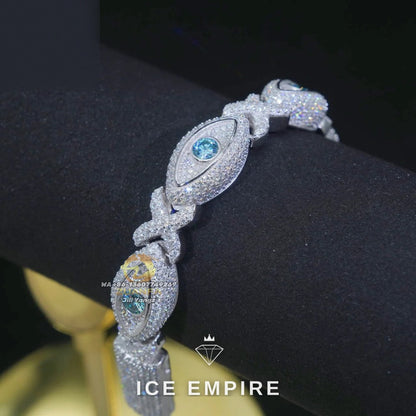 Iced Out Rose Gold Plated Moissanite Cuban Chain