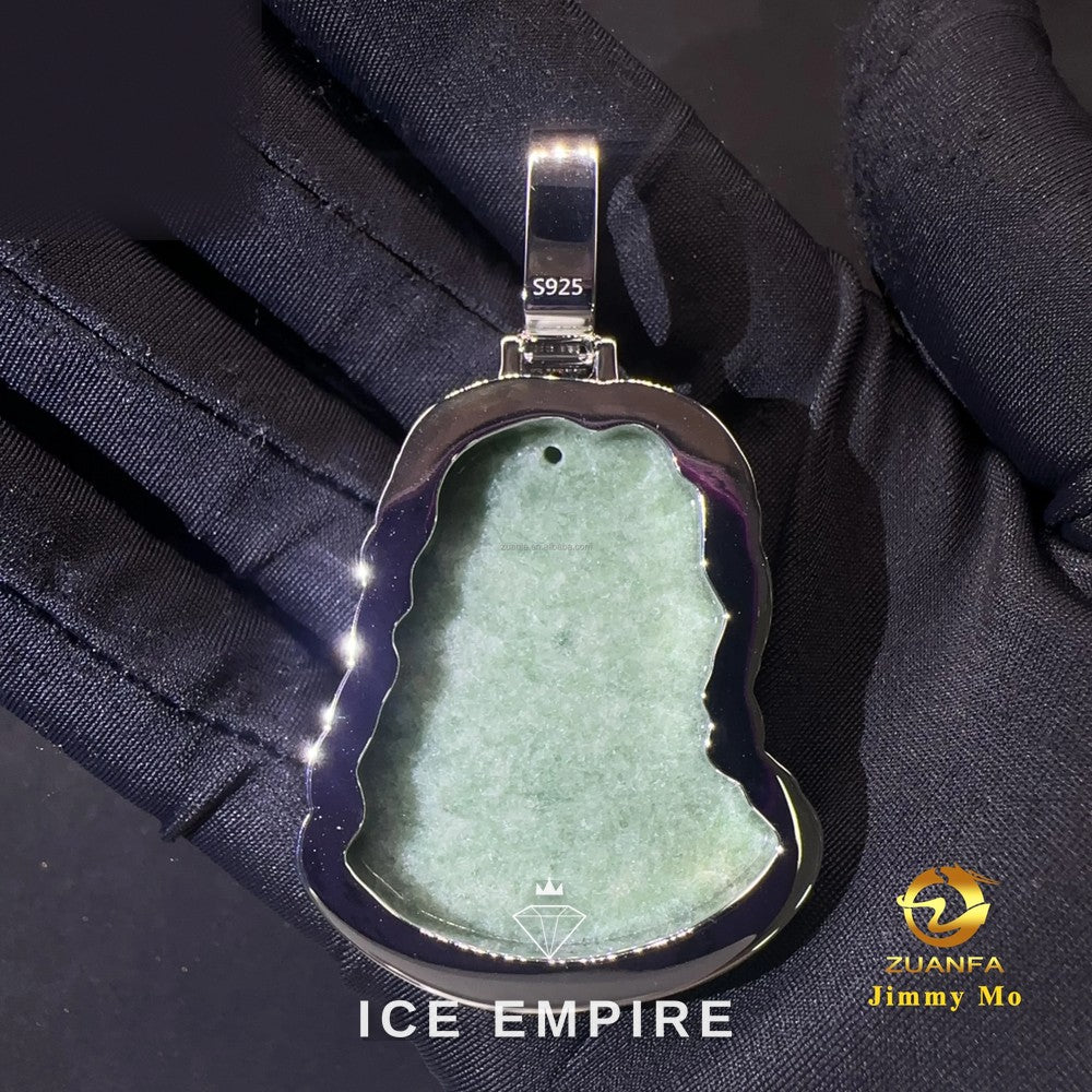 Iced Out 925 Silver Moissanite Pendant