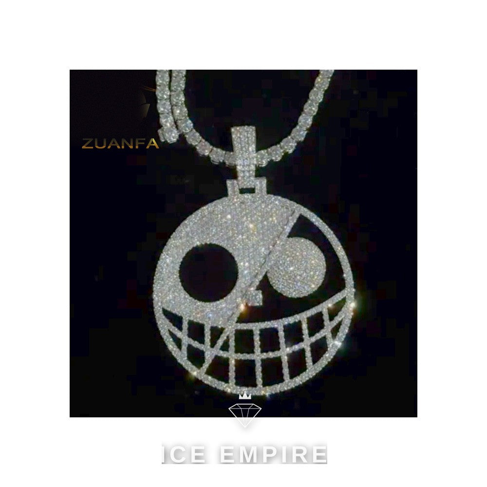 Iced Out Baguette Rose Gold Plated Cuban Chain