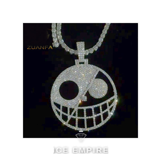 Iced Out Baguette Rose Gold Plated Cuban Chain