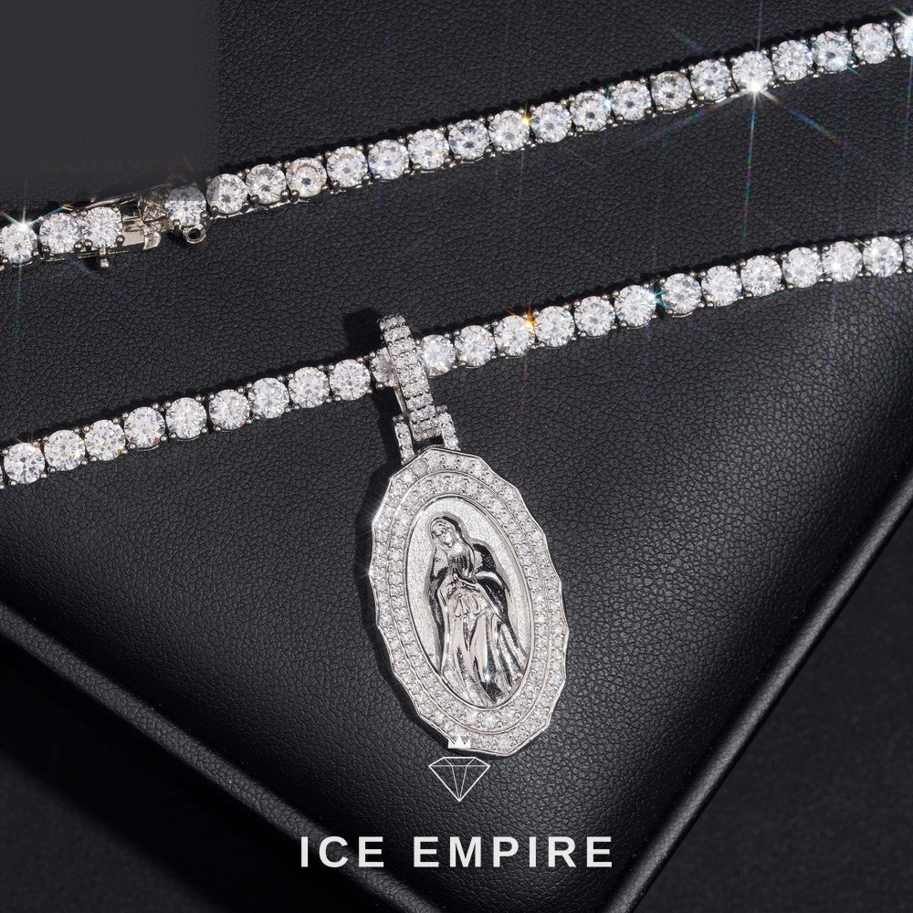 Iced Out Rose Gold Plated Pendant