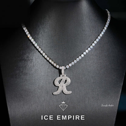 Iced Out 925 Silver Moissanite Pendant