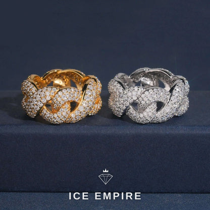 Iced Out 925 Silver Moissanite Cuban Chain