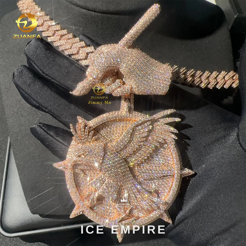 Iced Out 925 Silver Cuban Chain