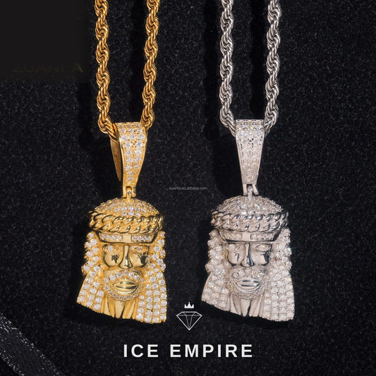 Iced Out 925 Silver Pendant