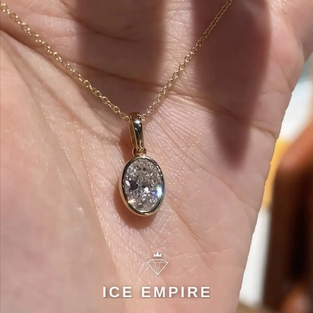 Iced Out Gold Plated Lab Grown Diamond Chain