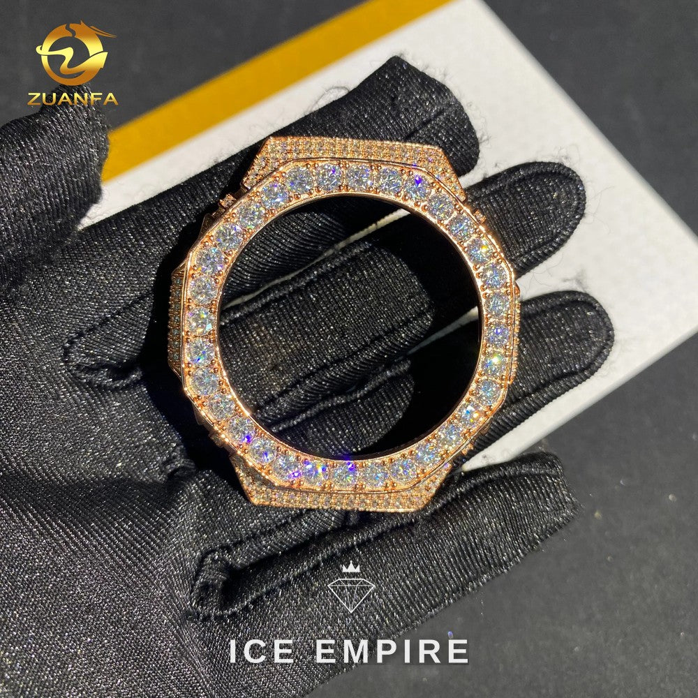 Iced Out 925 Silver Moissanite Watch