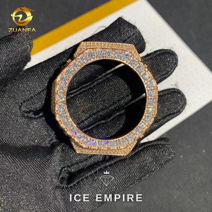 Iced Out 925 Silver Moissanite Watch