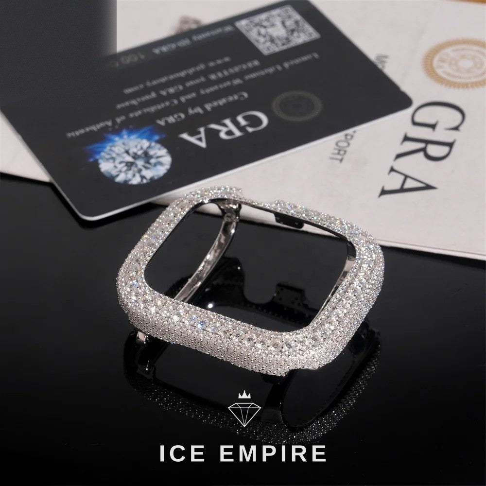 Iced Out 925 Silver Watch
