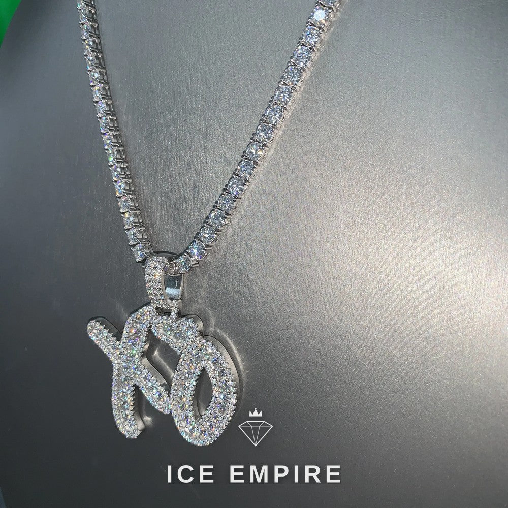 Iced Out 925 Silver Moissanite Pendant