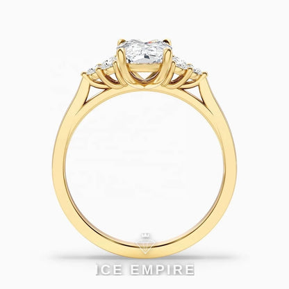 Iced Out Gold Plated Lab Grown Diamond Ring