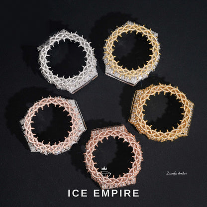 Iced Out 925 Silver Lab Grown Diamond Watch