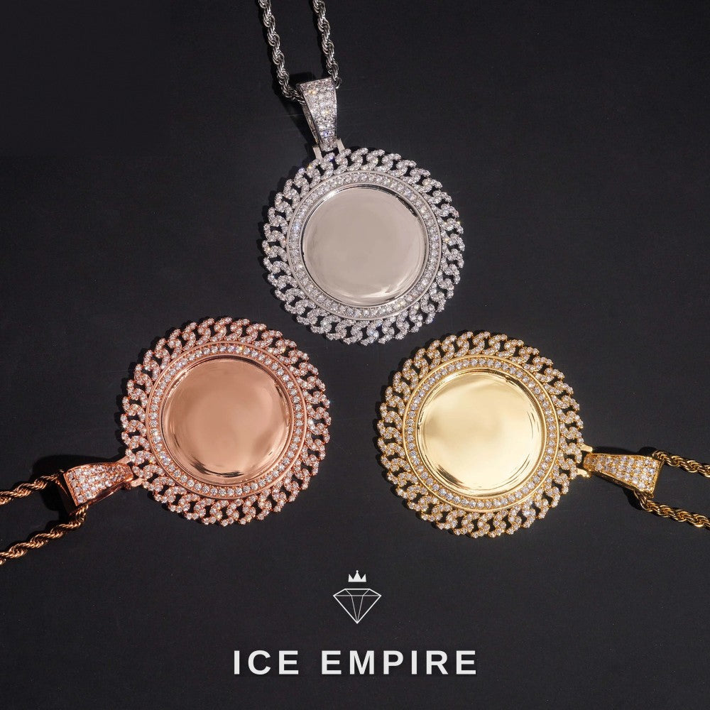 Iced Out Gold Plated Pendant