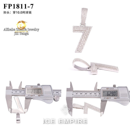 Iced Out Cross 925 Silver Moissanite Watch