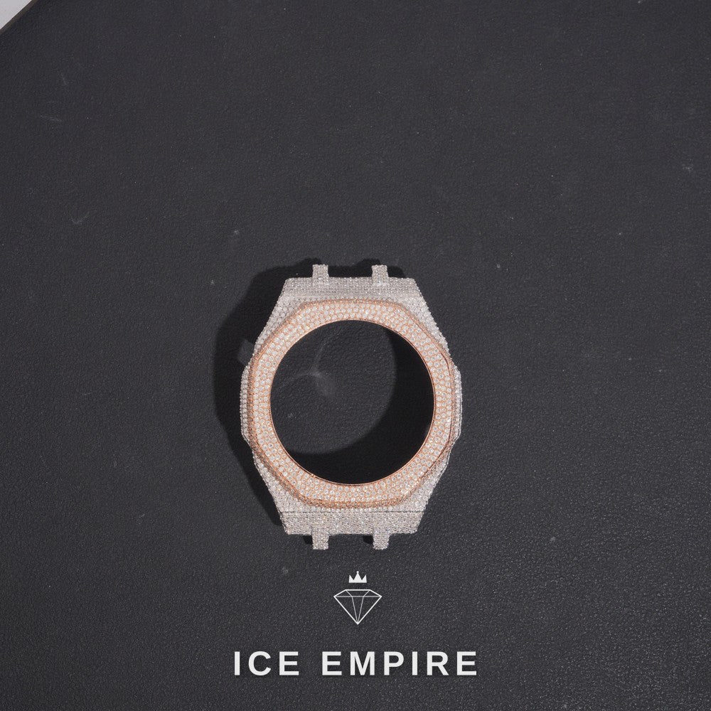 Iced Out 925 Silver Moissanite Watch