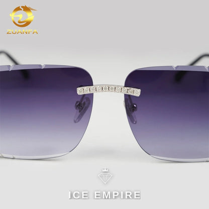Iced Out 925 Silver Glasses
