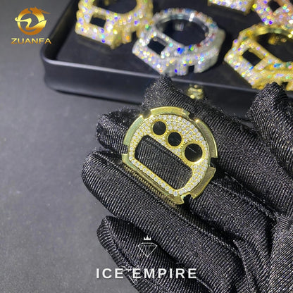 Iced Out 925 Silver Moissanite Watch