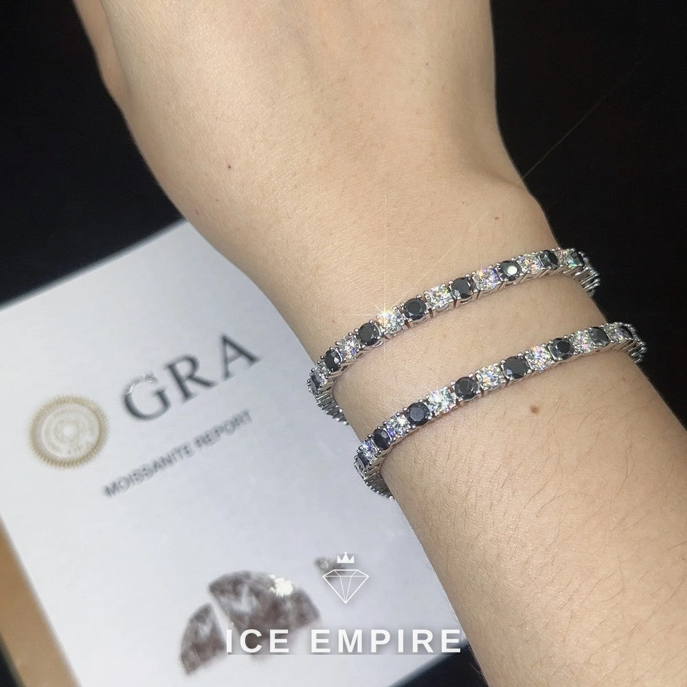 Iced Out Rose Gold Plated Moissanite Cuban Chain