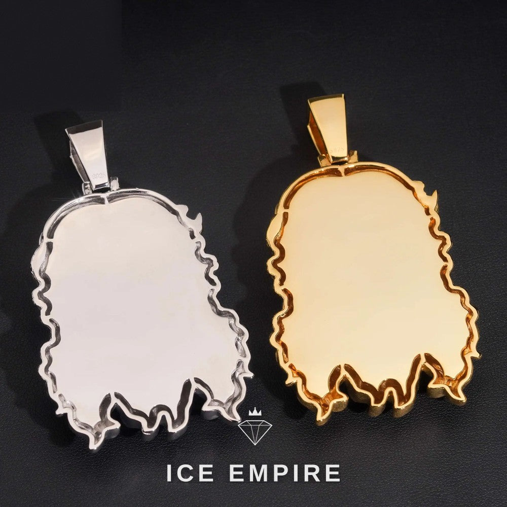 Iced Out Rose Gold Plated Pendant