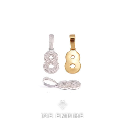 Iced Out 925 Silver Moissanite Pendant